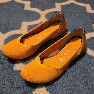 Rothy's Marigold Yellow Flats Size 10